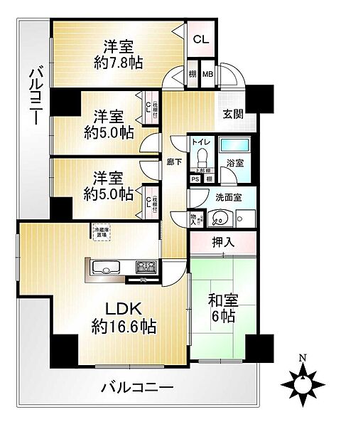 間取りを拡大表示