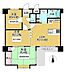 間取り：3LDK、価格2180万円、専有面積55.25m2、バルコニー面積4.61m2 