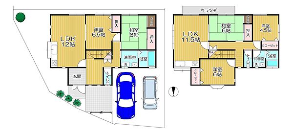 間取りを拡大表示
