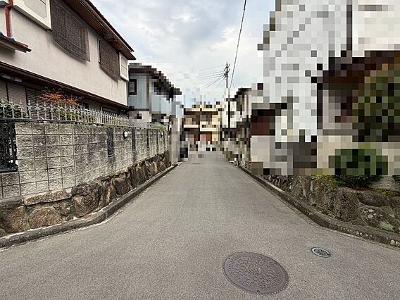 南東側前面道路...