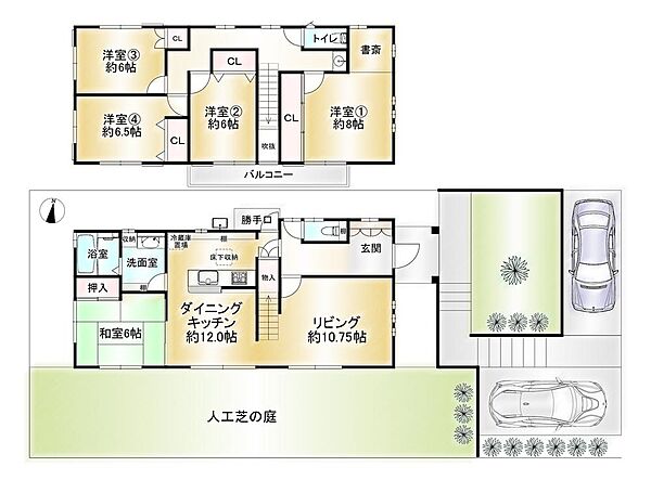 間取りを拡大表示