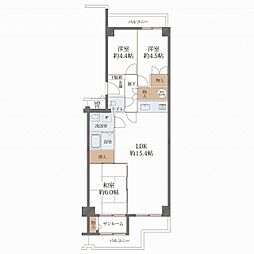間取図画像 3LDK