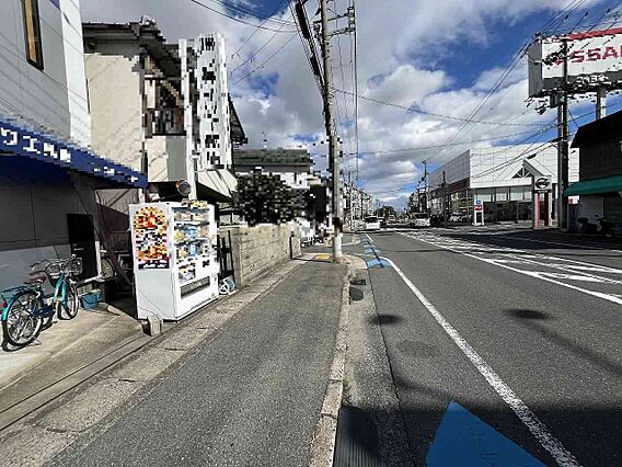 前面道路です♪