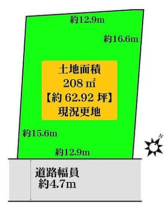 南東向きのため...