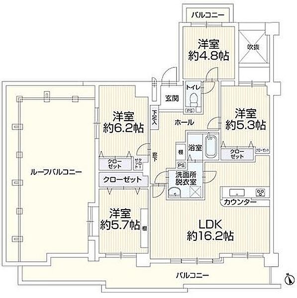 間取りを拡大表示