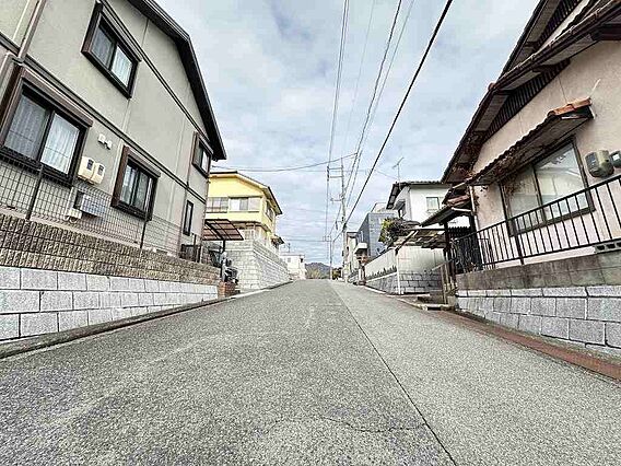 前面道路です！