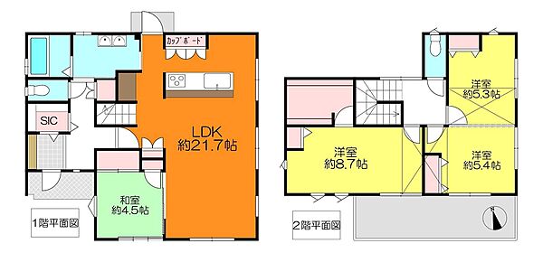 間取りを拡大表示