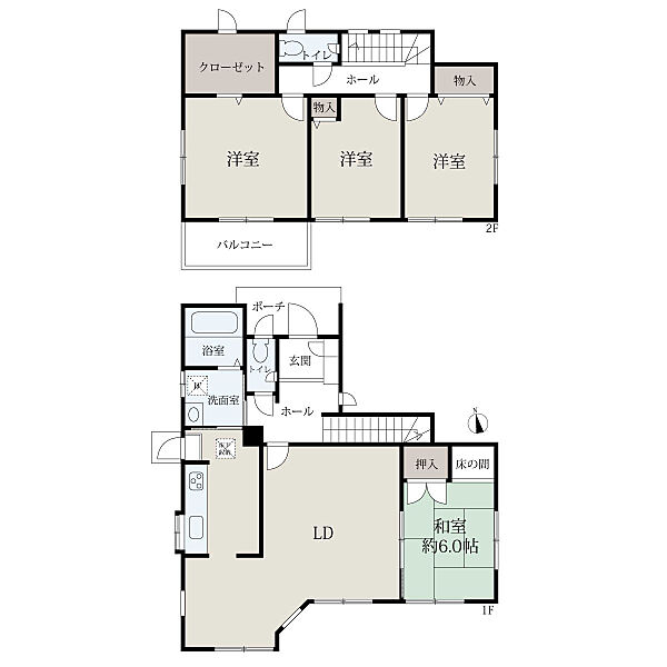 間取りを拡大表示