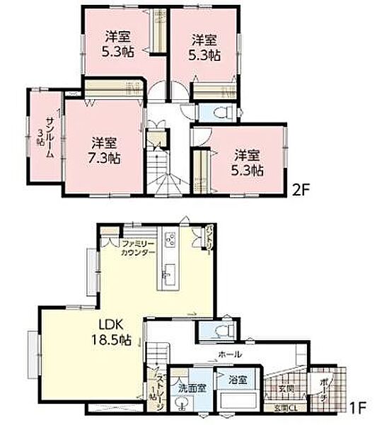 間取りを拡大表示