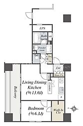 間取図画像 1LDK