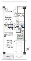 グランノエル鵠沼海岸 3LDKの間取図画像