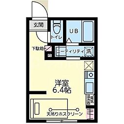 東京メトロ半蔵門線 錦糸町駅 徒歩4分の賃貸マンション 5階ワンルームの間取り