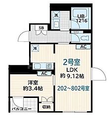 間取図画像 1LDK