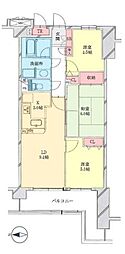 間取図画像 3LDK
