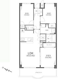 間取図画像 3LDK