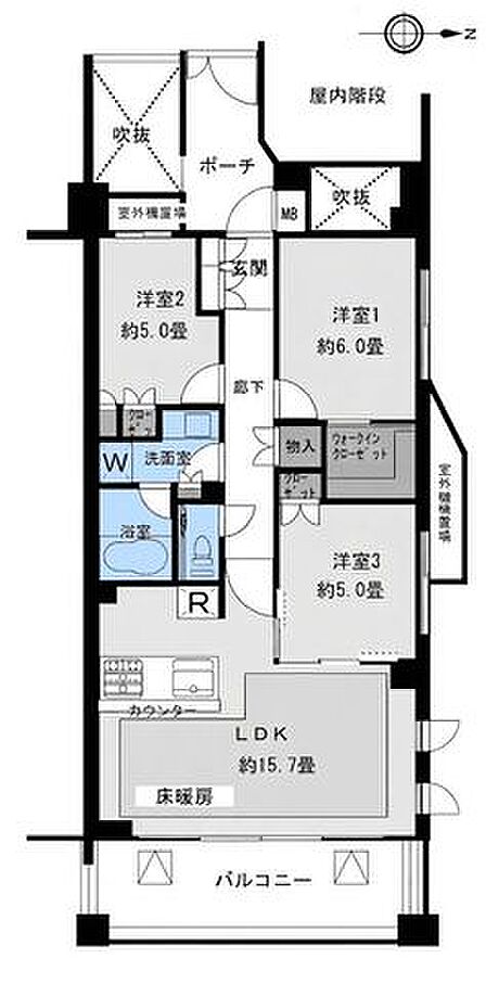 【3沿線利用可「藤沢」駅徒歩11分、石上駅徒歩6分!低層マンション3LDK】15.7帖のLDKは床暖房完備ペット飼育可能周辺環境充実