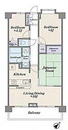 ルピナスかしわ台 3LDKの間取図画像