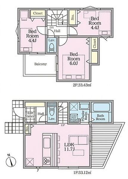 間取りを拡大表示