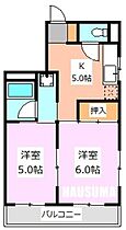 サザンハイツ藤 402 ｜ 東京都北区豊島１丁目37-5（賃貸マンション2K・4階・35.44㎡） その2