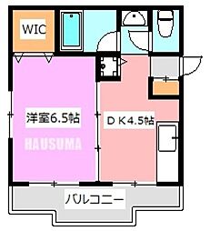 アドレ志茂 1DKの間取図画像