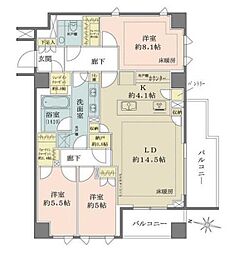 間取図画像 3LDK