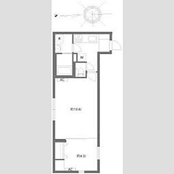東京メトロ丸ノ内線 四谷三丁目駅 徒歩7分の賃貸マンション 1階1LDKの間取り