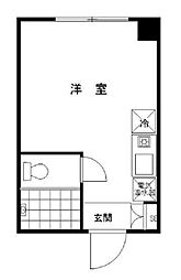 DIAMONDRESIDENCE西神田 ワンルームの間取図画像