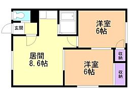 バス 中央バス川下共栄下車 徒歩8分 2階/-