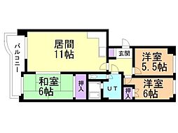間取図画像 3LDK