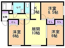 間取図画像 3LDK