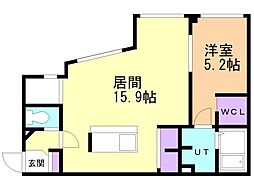 間取図画像 1LDK