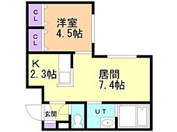 間取図画像 1LDK