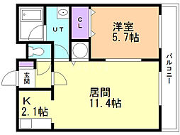 アビタシオン厚別中央 3階