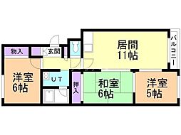 間取図画像 3LDK