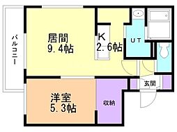 間取図画像 1LDK