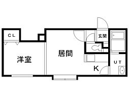プルメリア厚別中央 2階/203