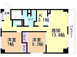 プレシャスガーデン新札幌 3階
