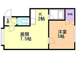 間取図画像 1LDK