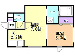 ルミネ栄通 1LDKの間取図画像