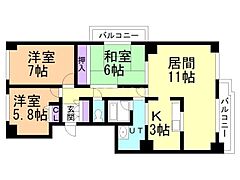 物件の間取り
