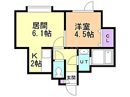 ラパス清田 2階