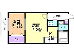 間取図画像 1LDK