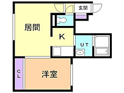 間取図画像 1LDK