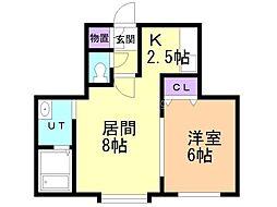 間取図画像 1LDK