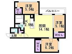 物件の間取り