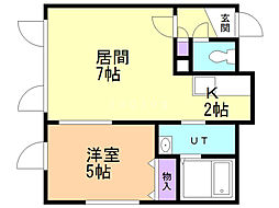 間取図画像 1LDK