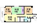 シャトーさわだ5階7.3万円