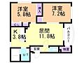 シャムロック1階6.1万円