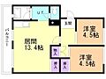 札幌西月寒団地53階5.3万円