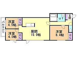間取図画像 3LDK